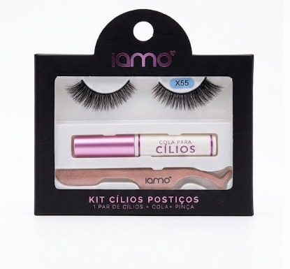 KIT CILIOS POSTIÇOS / CILIOS + COLA + PINÇA YS43821