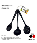 KIT DE SILICONE C/3PÇS (CONCHA/COLHER/ESCUMADEIRA)