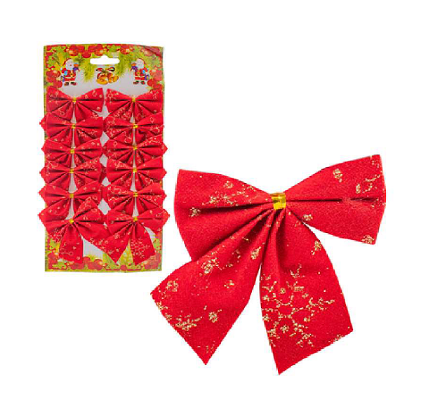 LAÇO NATALINO 5X5CM 12PÇS NS0088779