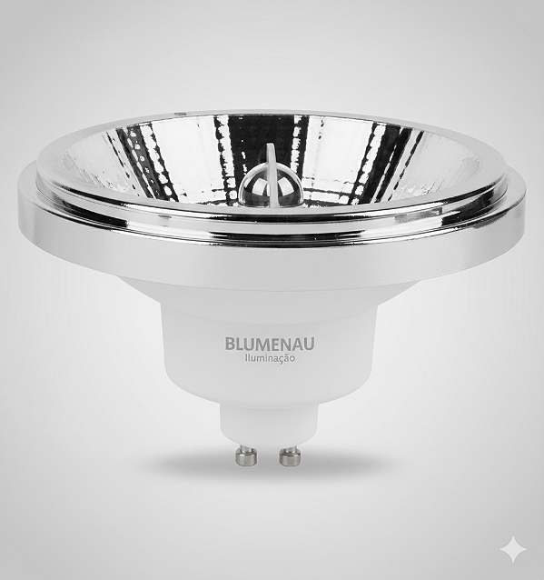 LAMPADA LED AR111 12W LUZ QUENTE 02121013