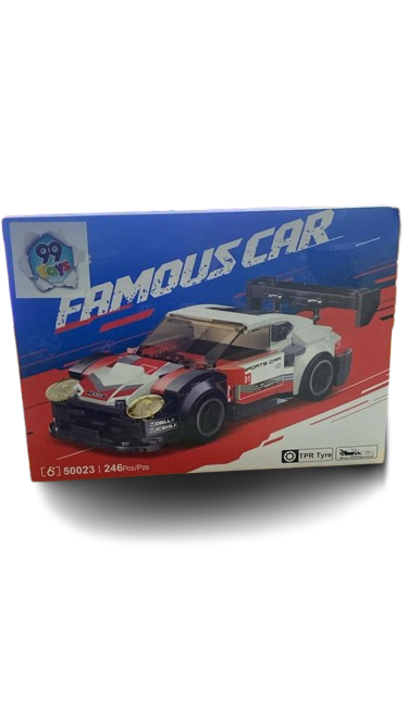 LEGO FAMOUS CAR VERMELHO /BRANCO TOYS-24488