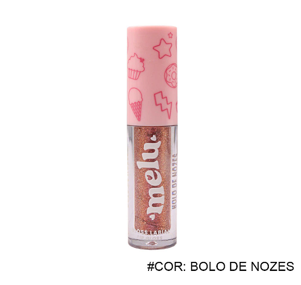 LIP GLOSS MELU BOLO DE NOZES RR-8235-3