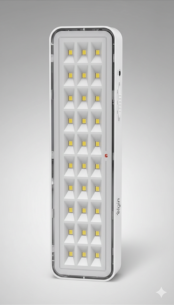 LUMINÁRIA DE EMERGÊNCIA 60 LED 4W LUZ FRIA 40060044