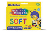 MASSINHA DE MODELAR SOFT 12 CORES ACRILEX