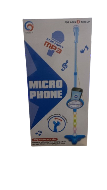 MICROFONE A PILHA STAR PARTY MP3 FU19073