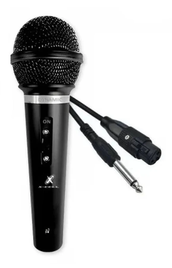 MICROFONE DINÂMICO COM FIO CABO 3M XC-MI-02