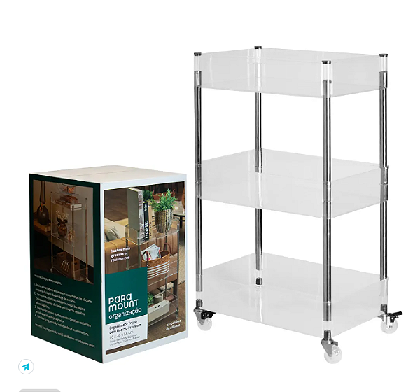 ORGAN. TRIPLO C/ RODIZIO 46X30X88CM 3728