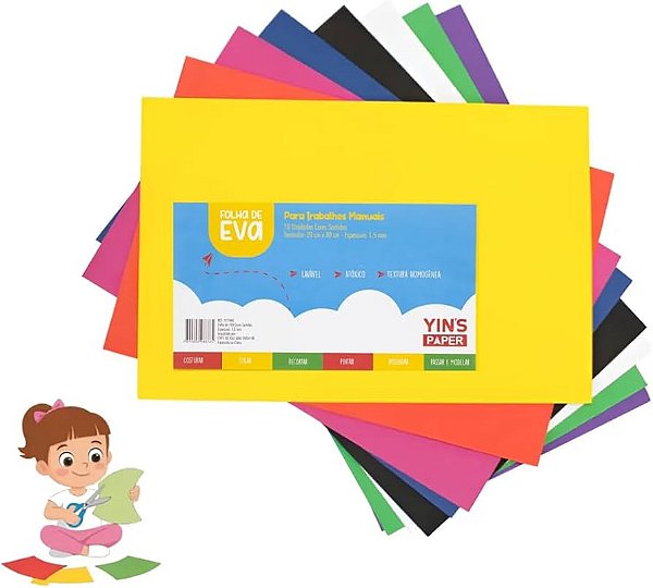 PAPEL CRIATIVO COLOR SET 45FLS YP8911