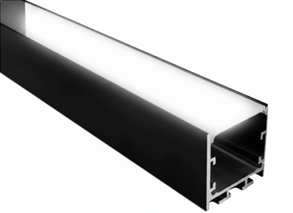 PERFIL SOBREPOR 35X35X2000MM PRETO 3535122