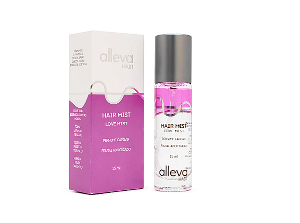PERFUME CAPILAR ALLEVA HAIR LOVE MIST 15ML AL8007