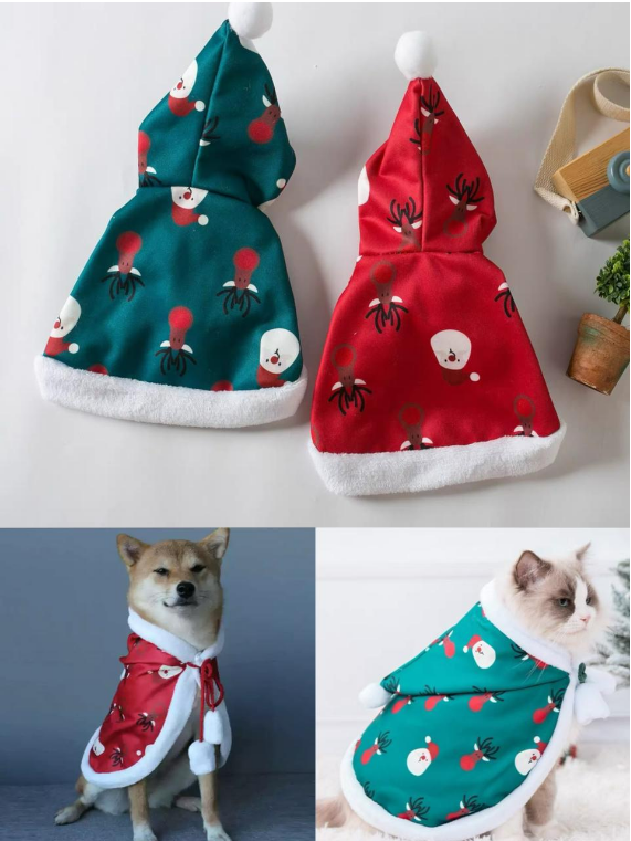 ROUPA NATALINA P/ PET DX-1