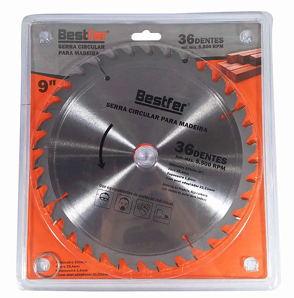 SERRA CIRCULAR PARA MADEIRA 9'' 36 DENTES BFH2514