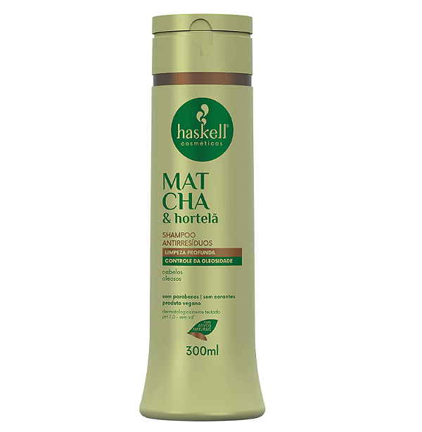 SHAMPOO MAT CHA ANTI RESIDUOS  300ML  HASKELL