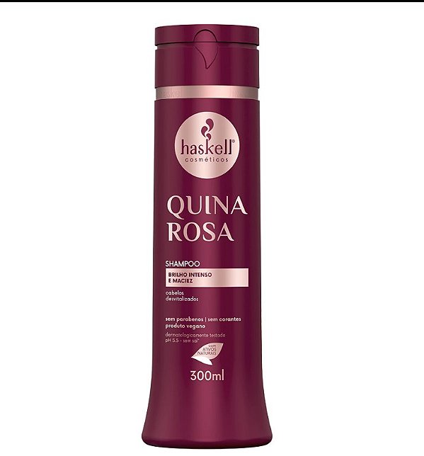 SHAMPOO QUINA ROSA 300ML HASKELL