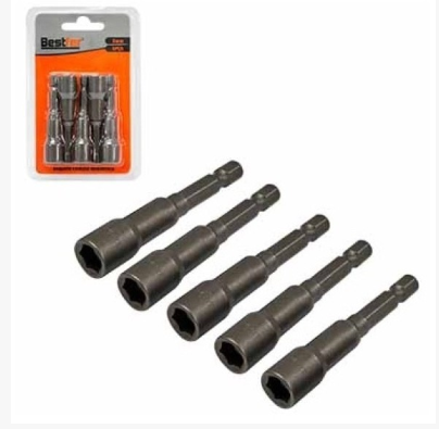 SOQUETE CANHAO MAGNETICO 6 MM BFH2342 5PÇS