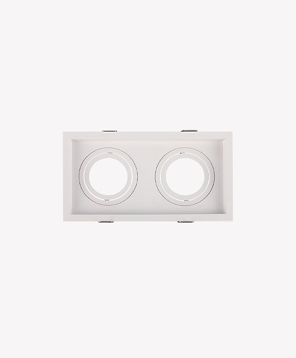 SPOT DUPLO EMBUTIDO RECUADO PAR20 BRANCO 82420 40W