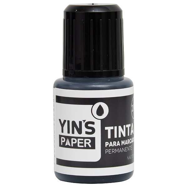 TINTA PARA MARCADOR PRETO PERMANENTE YP7689