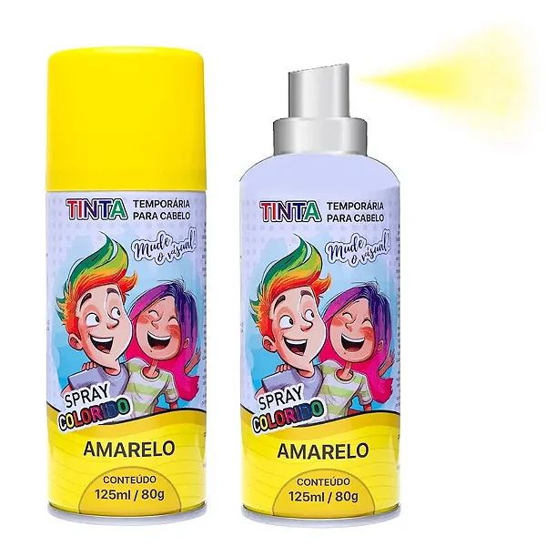 TINTA TEMPORÁRIA AMARELO TUDO 238