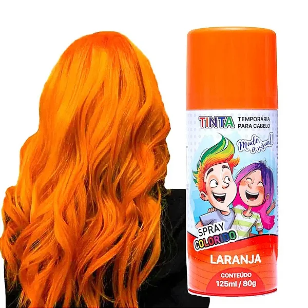 TINTA TEMPORÁRIA LARANJA TUDO239