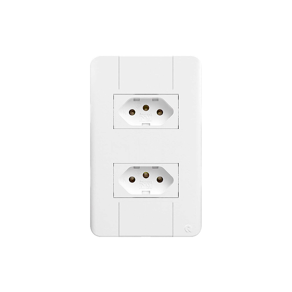 2 TOMADAS 10A ESP 4X2 BR 250V 1005