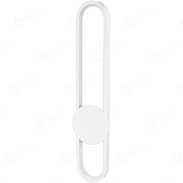 ARANDELA PAREDE ARCUS BRANCO 12W EBAR80396