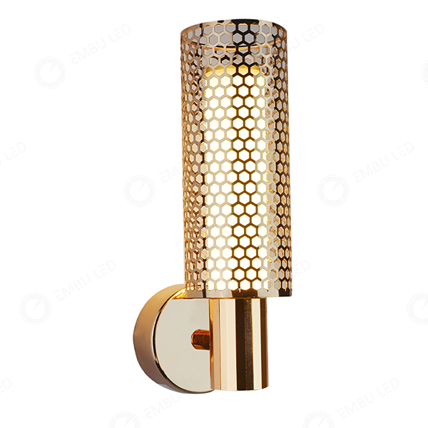ARANDELA DE PAREDE PRISMA ROSE GOLD 12W EBAR80132