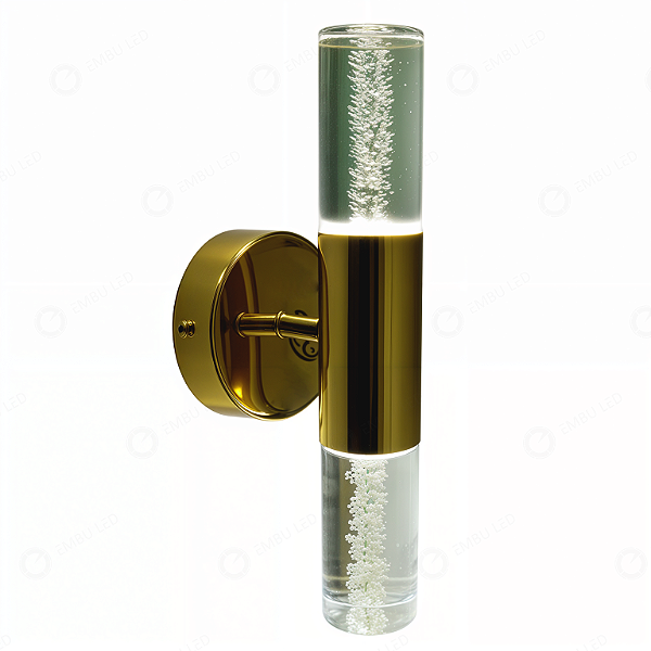 ARANDELA GLINT DOURADA 8W EBAR80534