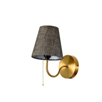 ARANDELA LED TERNURA CLÁSSICA PRETO 40W EBAR8921