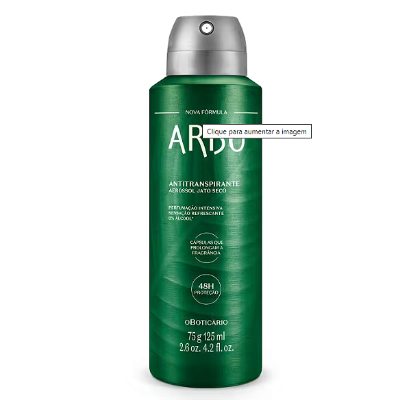 AEROSOL ANTITRANSPIRANTE ARBO