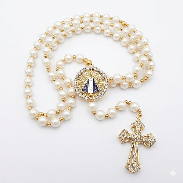 Terço Noivinha de nossa senhora aparecida AC078