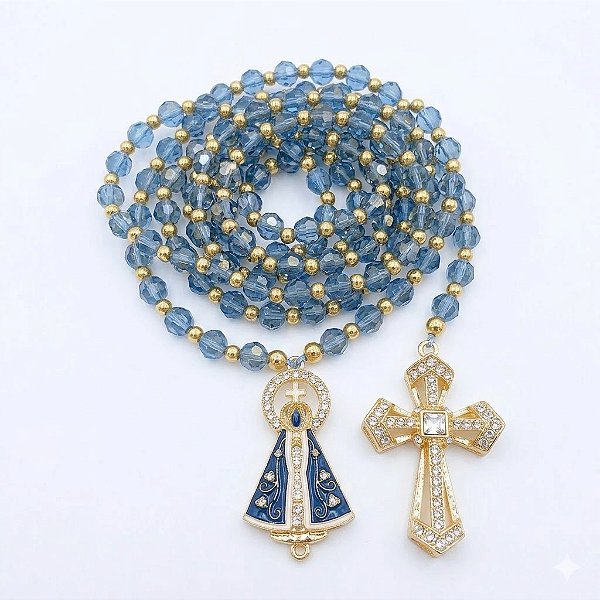 Terço Noivinha Nossa Senhora Aparecida AC166
