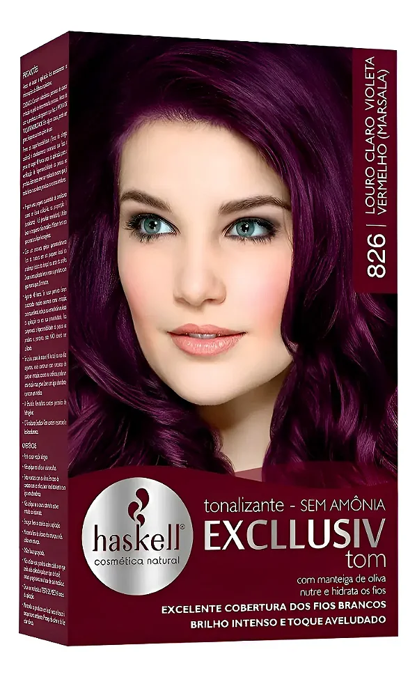 TONALIZANTE HASKELL COR 826 MARSALA