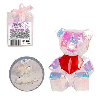 URSO COM CORAÇÃO LED