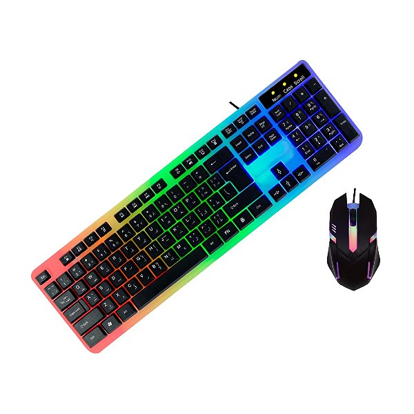 TECLADO MECANICO + MOUSE XCELL XC-CB-05
