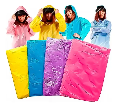 CAPA DE CHUVA PEQUENA COLORIDA SIMPLES RJ3045