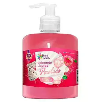 SABONETE LIQUIDO PEROLADO TROPICAL 350ML- PITAYA