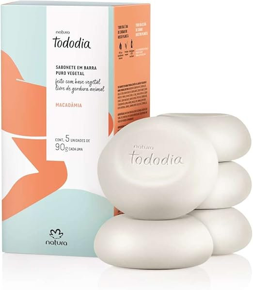 SABONETE NATURA TODODIA MACADAMIA 5UN