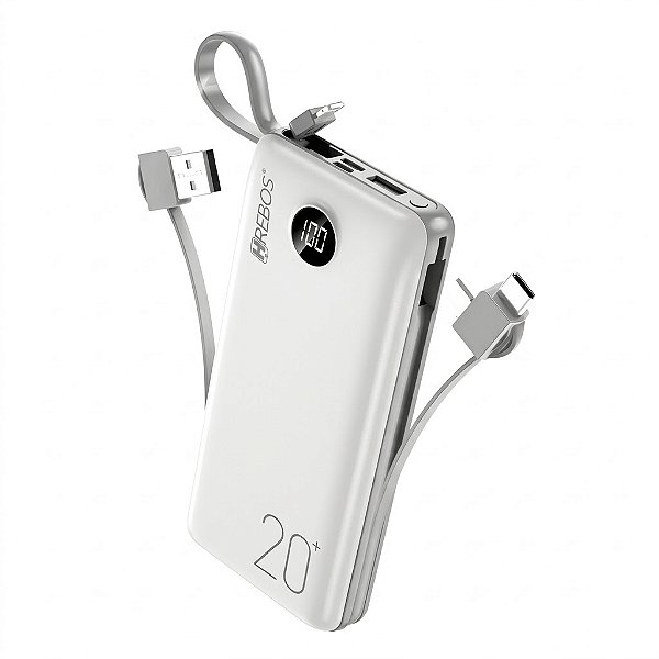 POWER BANK DYNAMO WHITE 20000MAH PB-902
