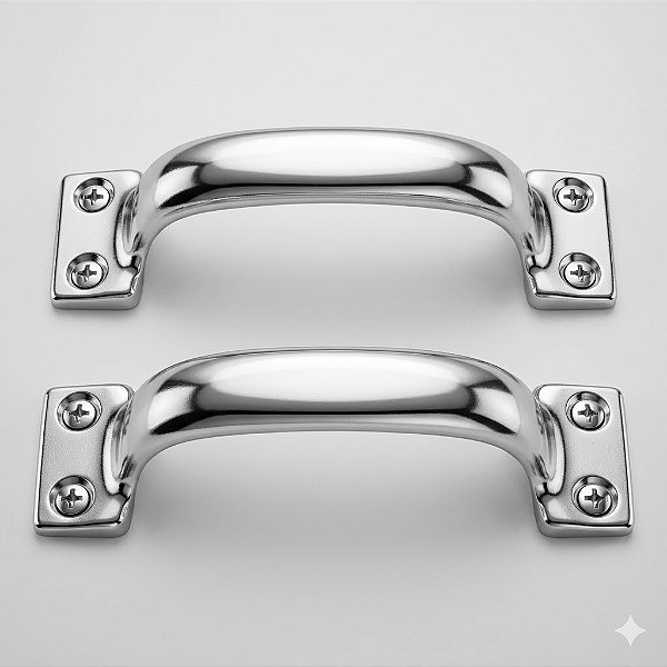 PUXADOR DE AÇO ALÇA CHAPA 5" SR0691