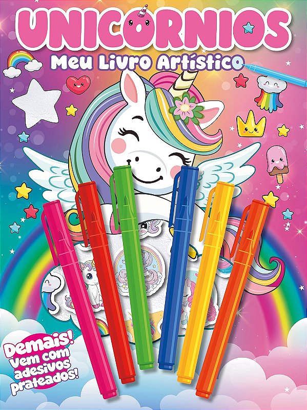 MEU LIVRO ARTÍSTICO UNICÓRNIO