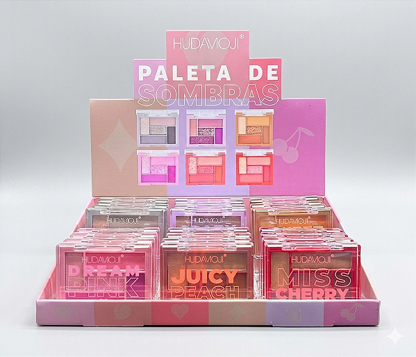 MINI PALETA DE SOMBRAS HUDAMOJI MISS CHERRY ES-695