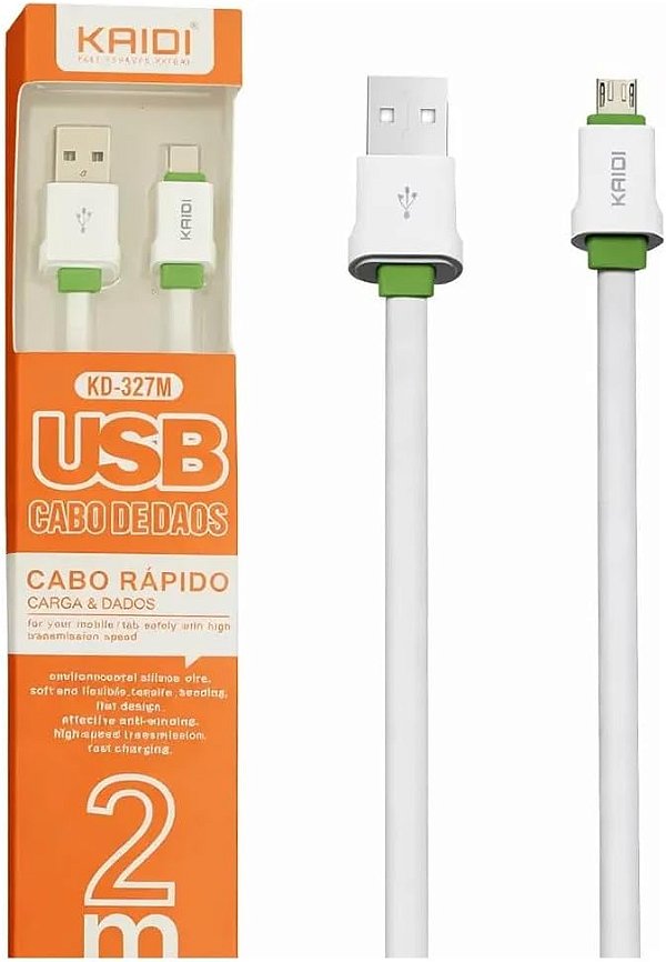 CABO DE CARGA USB MICRO KD-327M
