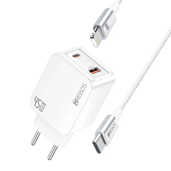 Carregador FluxionCharge 45W TIPO C P/ IOS CRG-478CI BR