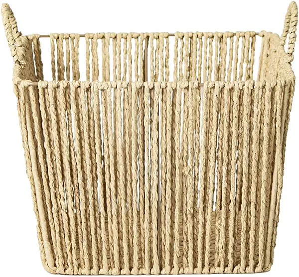 CESTO DE FIBRA NATURAL NATURE 30X30X22CM 3652