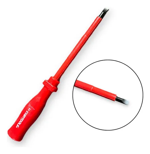 CHAVE DE FENDA ISOLADA VERMELHA  SR0437