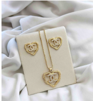 Conjunto Cravejado Folheado a Ouro18K INspiração 9340