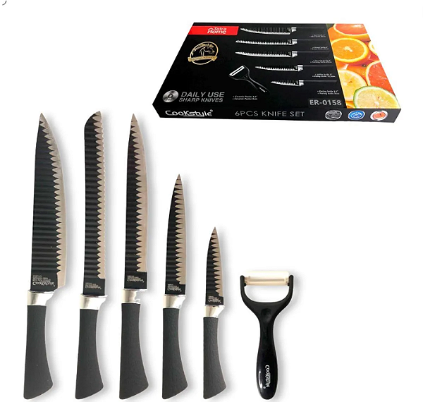 CONJUNTO DE FACA 6PCS LCT00031