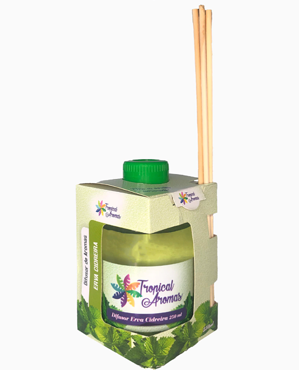 DIFUSOR DE AROMA TROPICAL 250ML- ERVA CIDREIRA