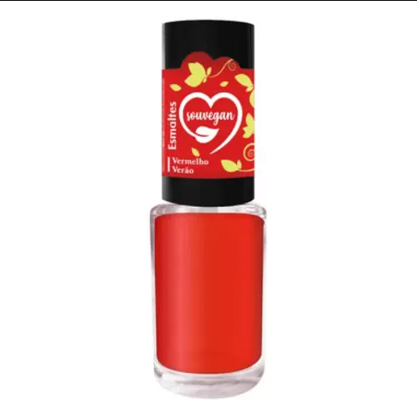 ESMALTE SOUVEGAN VERMELHO VERÃO
