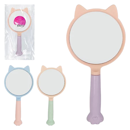 ESPELHO DE MÃO GATINHO 22CM
